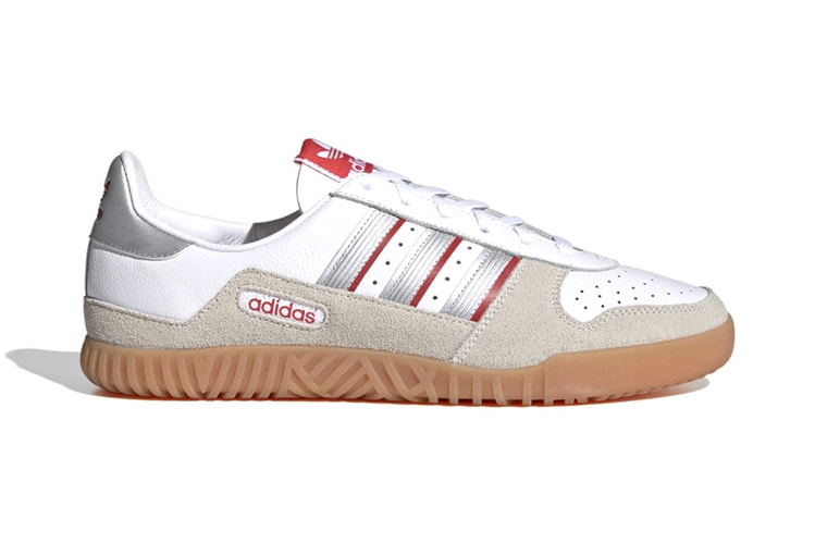 adidas' New Indoor Comp Receives Vintage-Inspired "Silver Metallic" Highlights