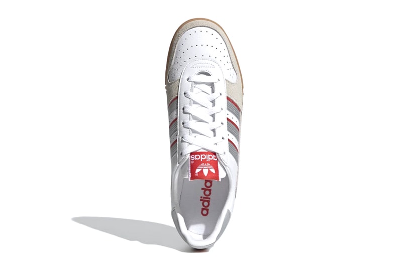 adidas INDOOR COMP Cloud White Silver Metallic Off White FX5661 menswear streetwear shoes kicks trainers runners spring summer 2021 ss21 collection info