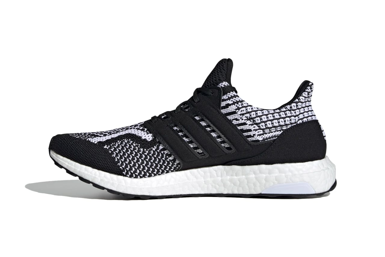 ultra boost 5.0 black and white