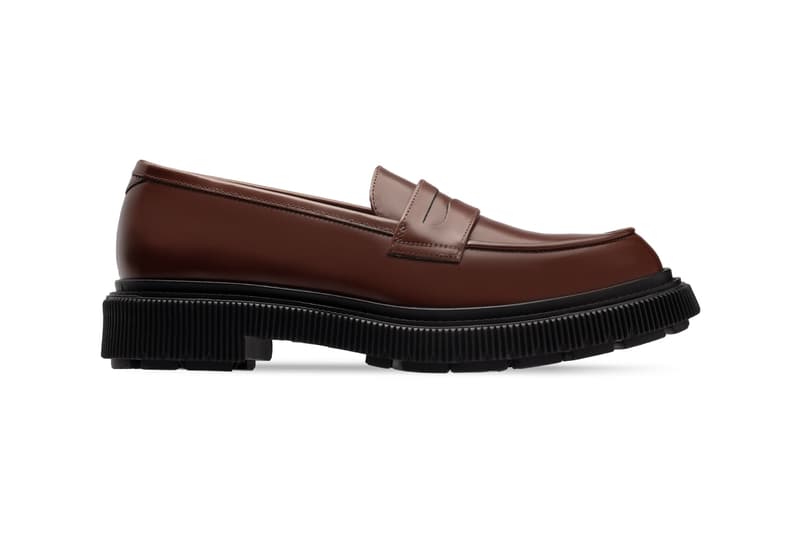adieu type 159 black gold brown penny loafers release information tres bien buy cop purchase