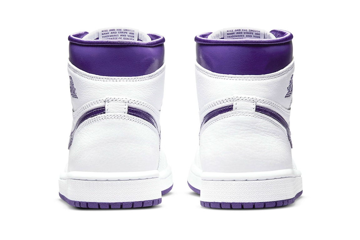 Air Jordan 1 High OG WMNS Court Purple Official Look Release Info CD0461-151 White Price Buy