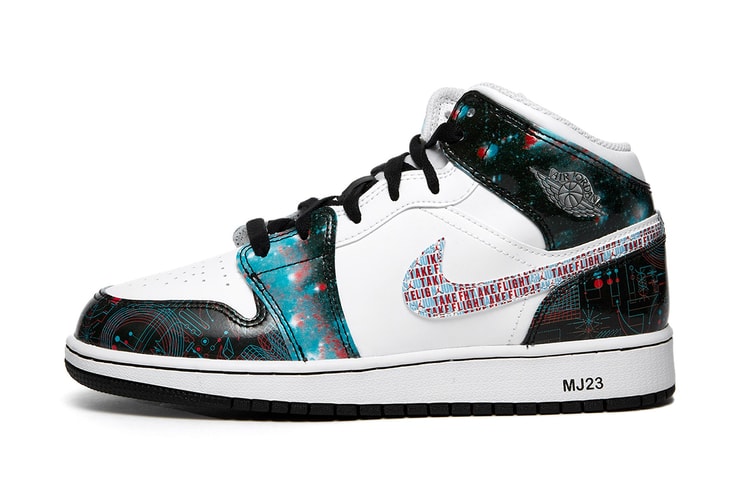 Kids, "Take Flight" to Outerspace With the 3D-Themed Air Jordan 1 Mid SE GS