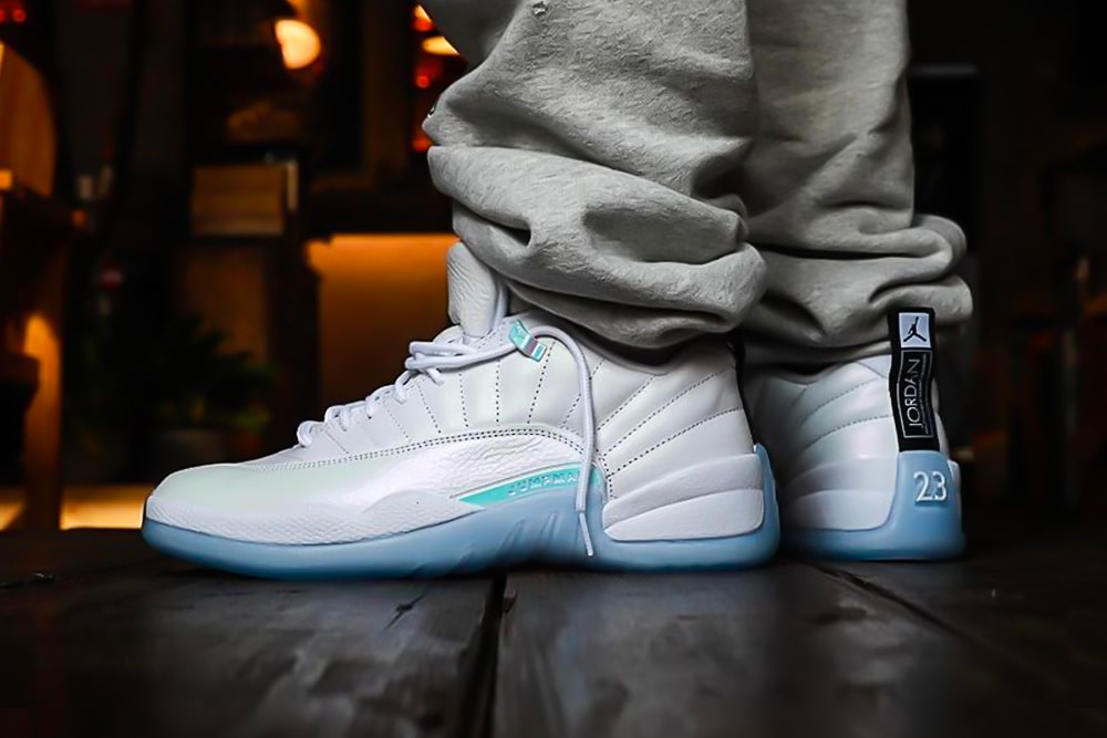air michael jordan brand 12 low easter db0733 190 white multicolor iridescent ice blue official release date info photos price store list buying guide 