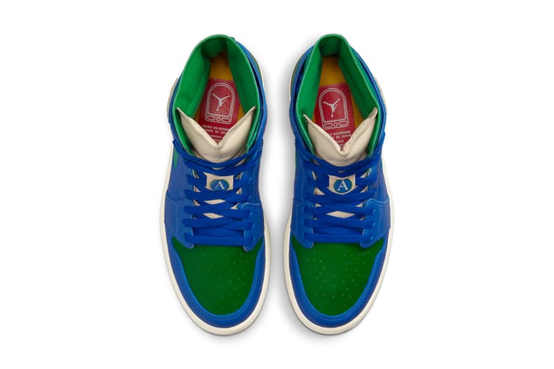 aleali may air michael jordan brand 1 high zoom cmft comfort dj1199 400 green blue sail official release date info photos price store list buying guide