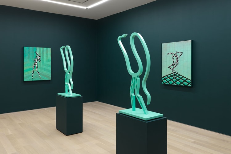 Alejandro Cardenas Unveils New Paintings and Sculptures of Faceless Humanoids