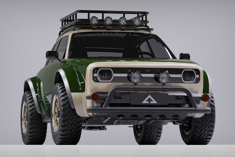 alpha motor corporation jax electric junior all-terrain crossover CUV info cars AWD Aux lights bullbar tired lift kit California Lithium-Ion Battery ACE sporty bodykit