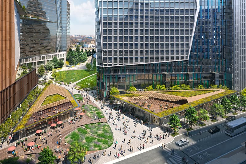 Amazon HQ2 Futuristic Helix Design Unveiled Jeff Bezos Arlington Virginia Headquarters Sustainable Sustainability Open Space Acres Community Focused Amazon's Climate Pledge Green LEED Platinum Office