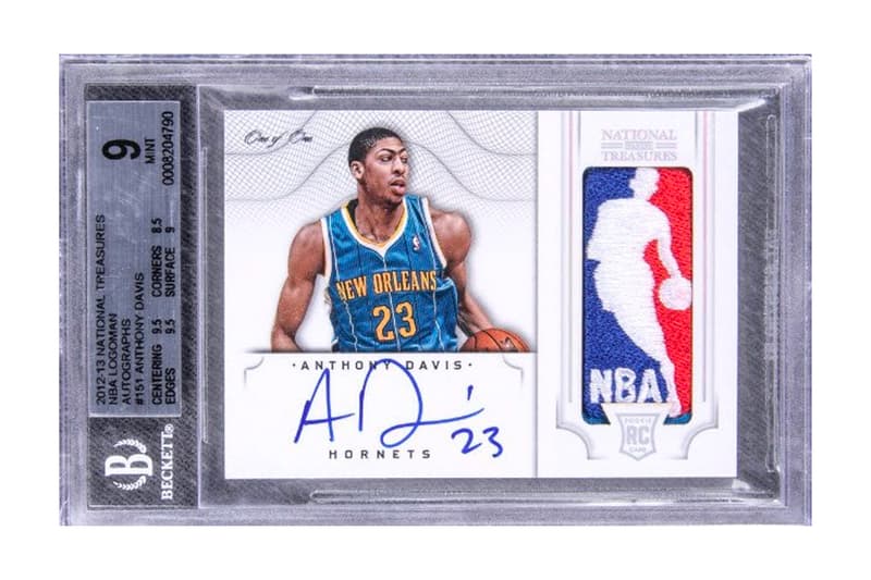 Anthony Davis Autographed Rookie Card Goldin Auction NBA Los Angeles Lakers All-Star NCAA Championship Olympic Games Trading Cards Sports Cards Logoman New Orleans Pelicans
