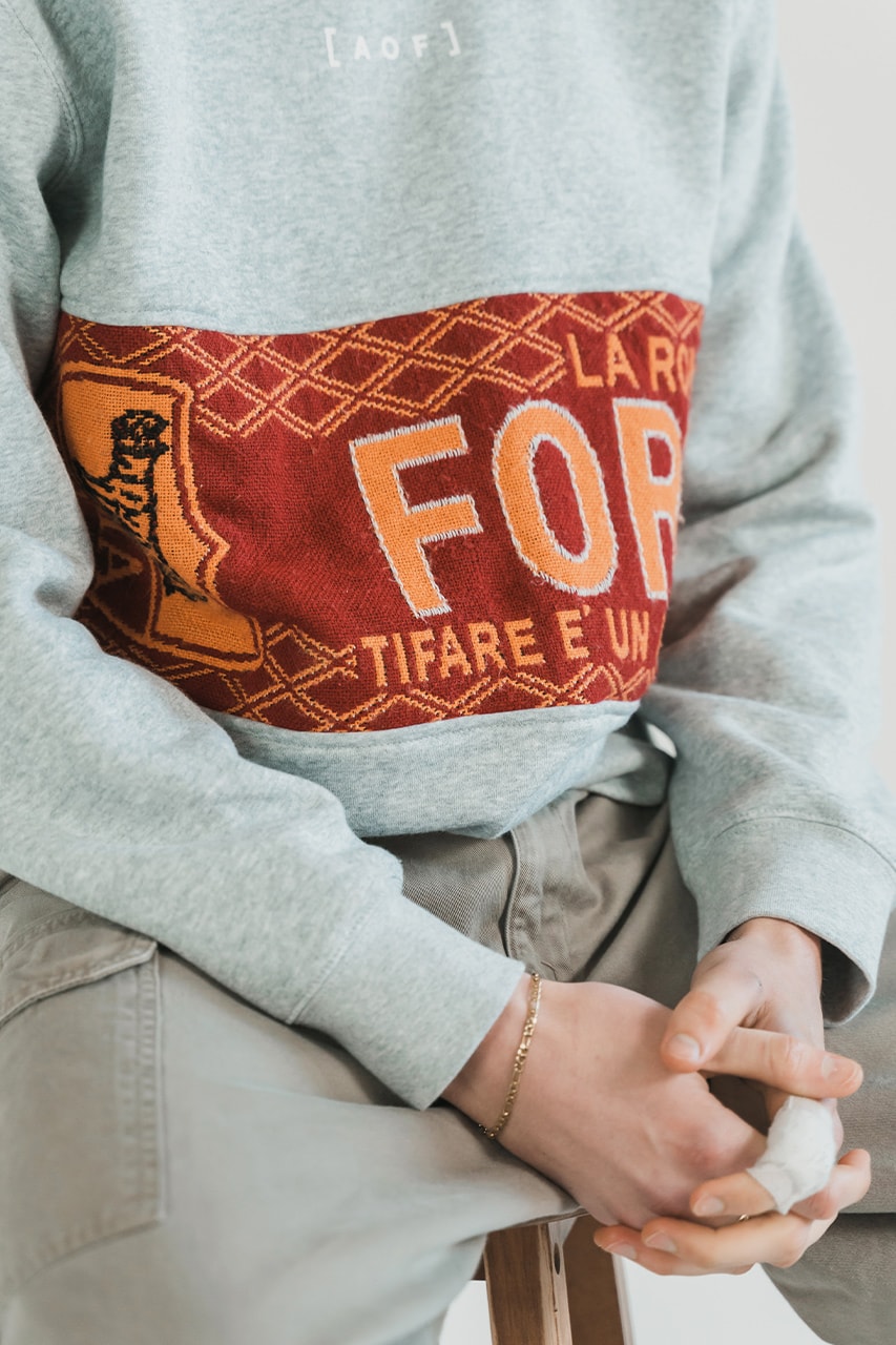 Art of Football Upcycling Vintage Scarf Jumper collection release information