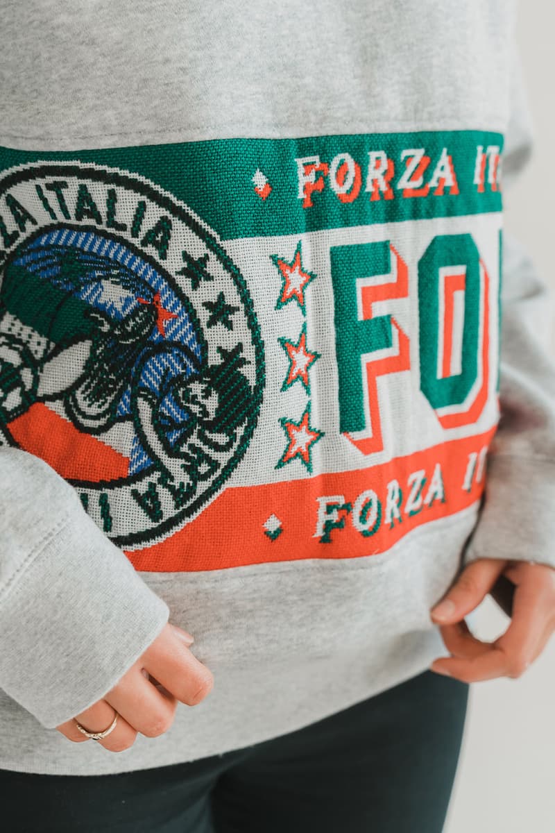 Art of Football Upcycling Vintage Scarf Jumper collection release information