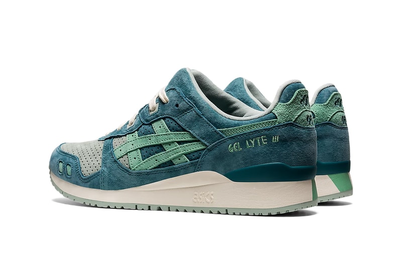 asics gel lyte 3 kadomatsu pack wood crepe plum blossom misty pine seafoam release info store list buying guide photos