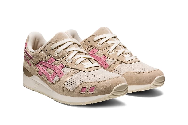 asics gel lyte 3 kadomatsu pack wood crepe plum blossom misty pine seafoam release info store list buying guide photos