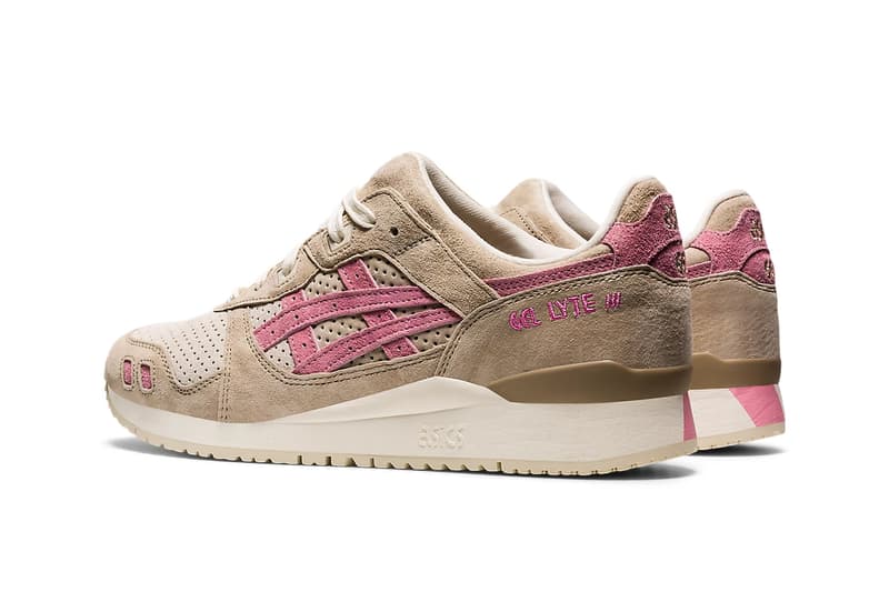 asics gel lyte 3 kadomatsu pack wood crepe plum blossom misty pine seafoam release info store list buying guide photos