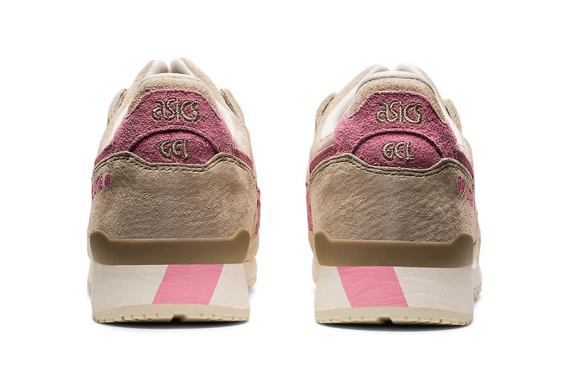 asics gel lyte 3 kadomatsu pack wood crepe plum blossom misty pine seafoam release info store list buying guide photos