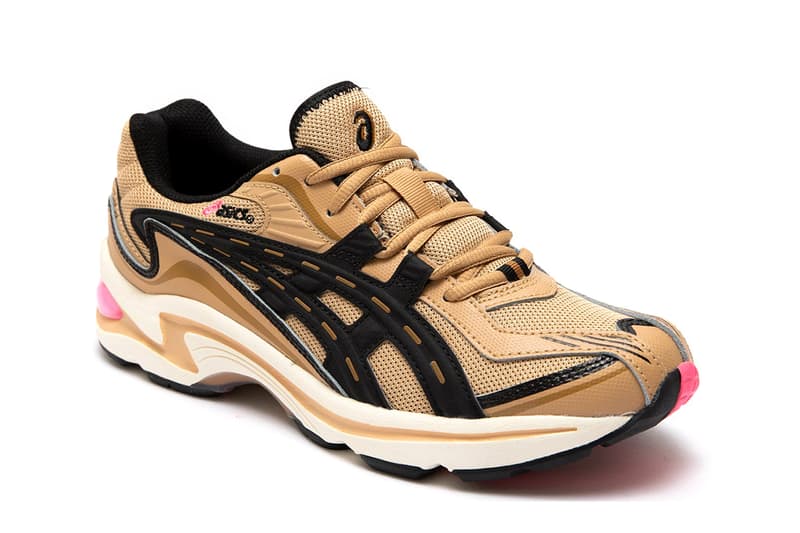 asics gel preleus camel brown Aizuri blue sneakers trainers footwear fashion running performance mesh air unit bubble official release date info photos price store list buying guide