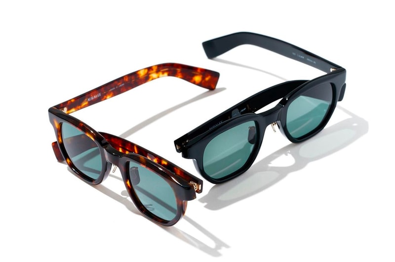 AURALEE Debut Eyewear Line first black tortoiseshell acetate titanium shades accessories eyevan 7285 Hirotaka Nakagawa info