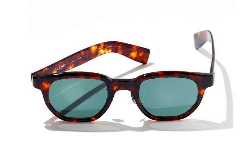 AURALEE Debut Eyewear Line first black tortoiseshell acetate titanium shades accessories eyevan 7285 Hirotaka Nakagawa info