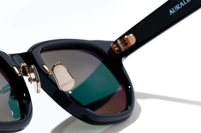 AURALEE Debut Eyewear Line first black tortoiseshell acetate titanium shades accessories eyevan 7285 Hirotaka Nakagawa info