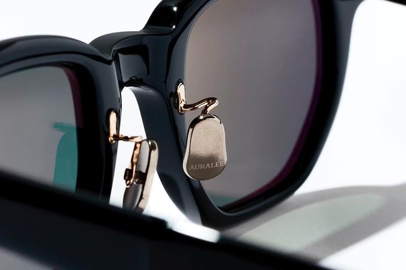 AURALEE Debut Eyewear Line first black tortoiseshell acetate titanium shades accessories eyevan 7285 Hirotaka Nakagawa info
