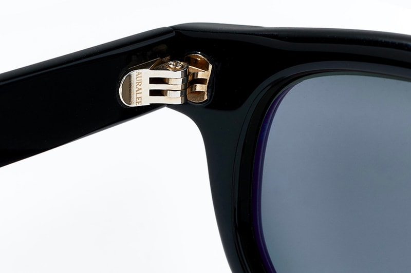 AURALEE Debut Eyewear Line first black tortoiseshell acetate titanium shades accessories eyevan 7285 Hirotaka Nakagawa info