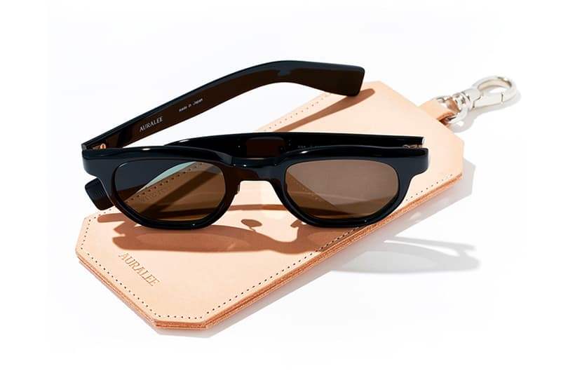 AURALEE Debut Eyewear Line first black tortoiseshell acetate titanium shades accessories eyevan 7285 Hirotaka Nakagawa info