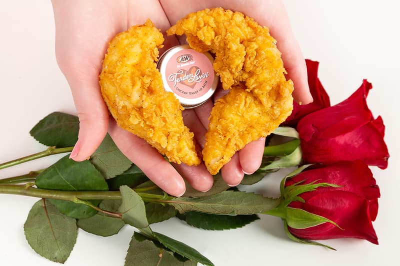 A&W Tender Lovin Valentines Day Fryer Oil Lip Balm Body Pillow Release Chicken Sandwich War