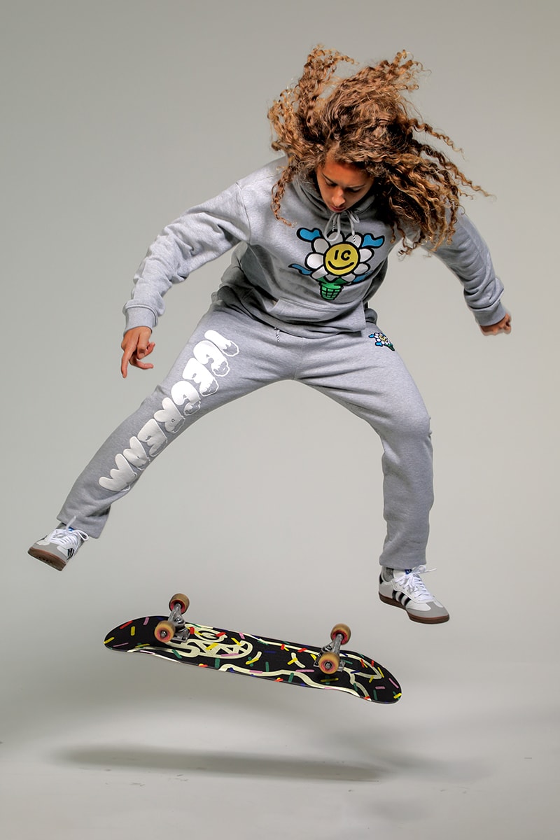 BBC ICE CREAM Spring 2021 Lookbook olan prenatt collection s21 menswear streetwear pharrell williams sweaters knits knitwear pants trousers denim jacket shirts hoodies info