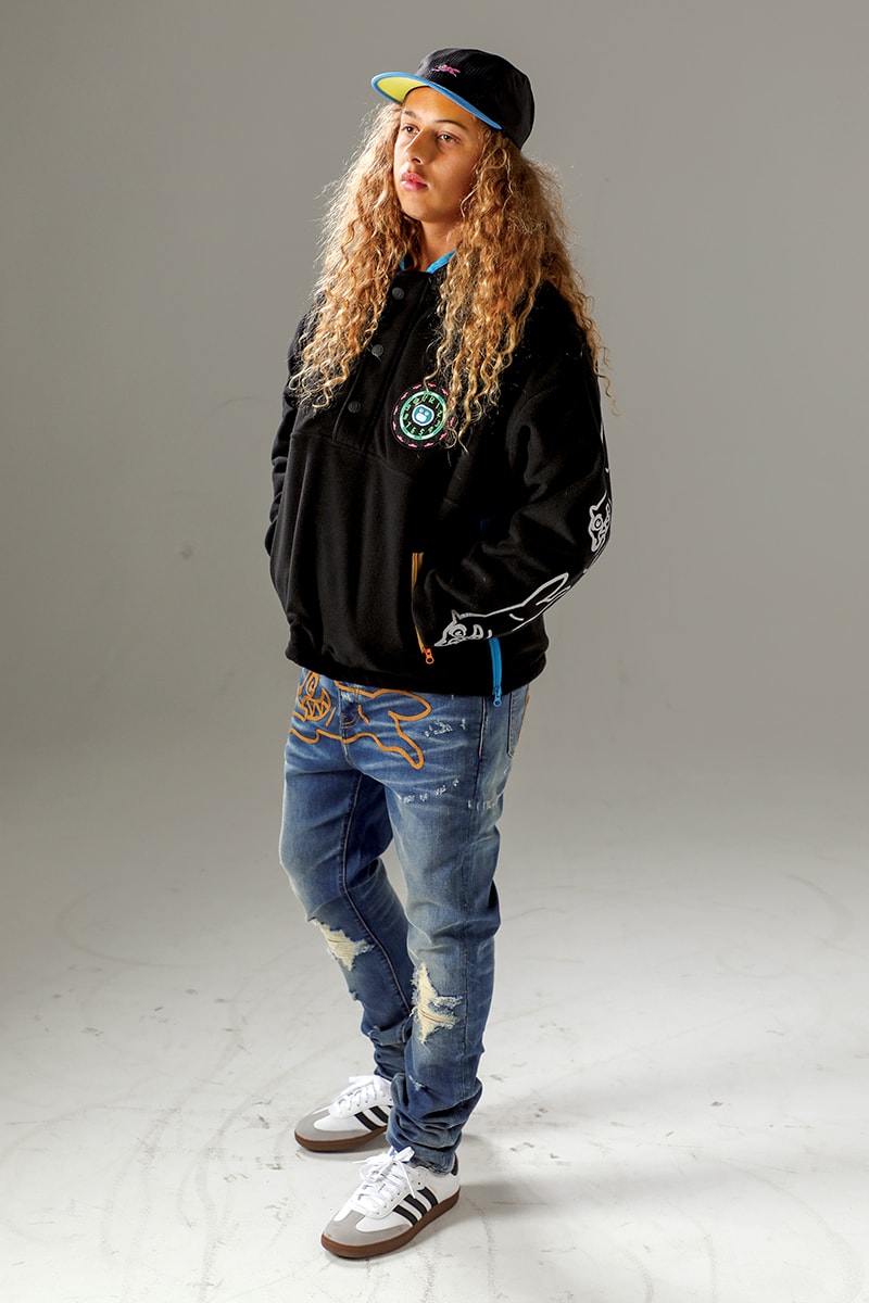 BBC ICE CREAM Spring 2021 Lookbook olan prenatt collection s21 menswear streetwear pharrell williams sweaters knits knitwear pants trousers denim jacket shirts hoodies info
