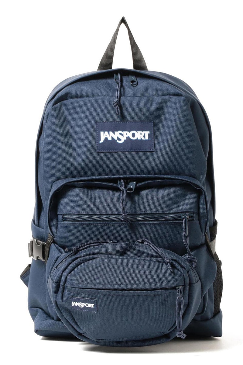BEAMS x Jansport "Mixpack" Transforming Bag Collaboration right pack fifth avenue mini weekender waist shoulder japan