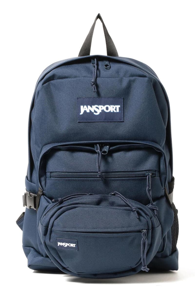 BEAMS x Jansport "Mixpack" Transforming Bag Collaboration right pack fifth avenue mini weekender waist shoulder japan