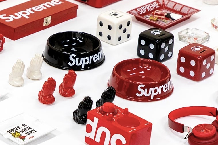 Supreme Best Accessories Homeware Interior Design Goods Items Collectibles Box Logo BOGO New York Skate Brand James Jebbia 