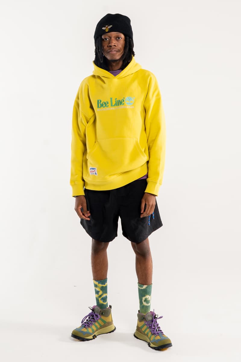 bbc billionaire boys club bee line timberland garrison trail hiking shoe high low yellow green blue purple tan t shirt hoodie hat official release date info photos price store list buying guide gore tex