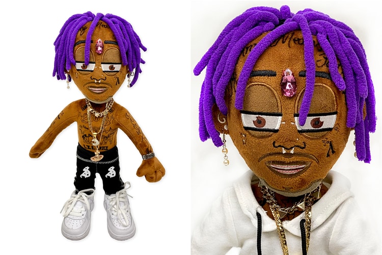 Bored Being a Toy Crafts Lil Uzi Vert Plush Complete With Pink Diamond