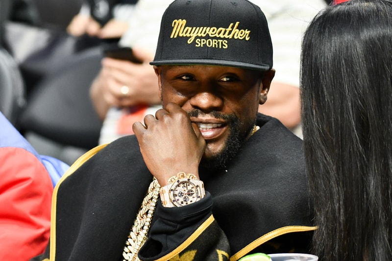 Floyd Mayweather Showed Off 2 New Diamond Covered Watches on Instagram