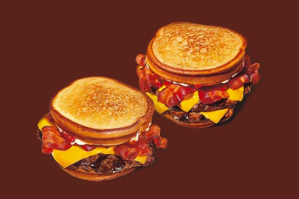 Double Sourdough Bun Burgers : Double Bacon Sourdough Jack