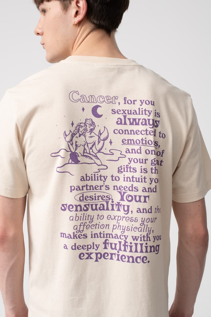 Carne Bollente "Eroscope" Capsule Collection T-Shirts Astrology Sex Sexuality Star Sign Rising Moon Aquarius Aries Cancer Capricorn Gemini Leo Libra Pisces Sagittarius Scorpio Taurus Virgo 