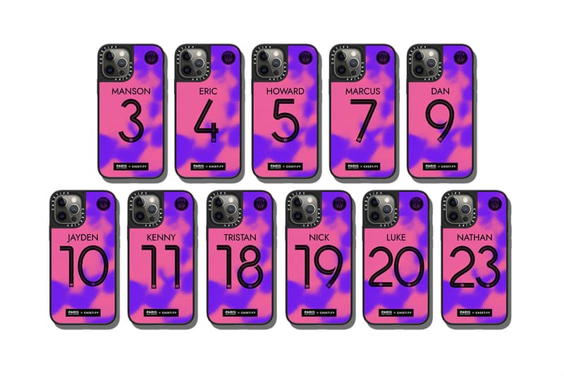 CASETiFY x Paris Saint-Germain iPhone case accessories AirPods cases PSG