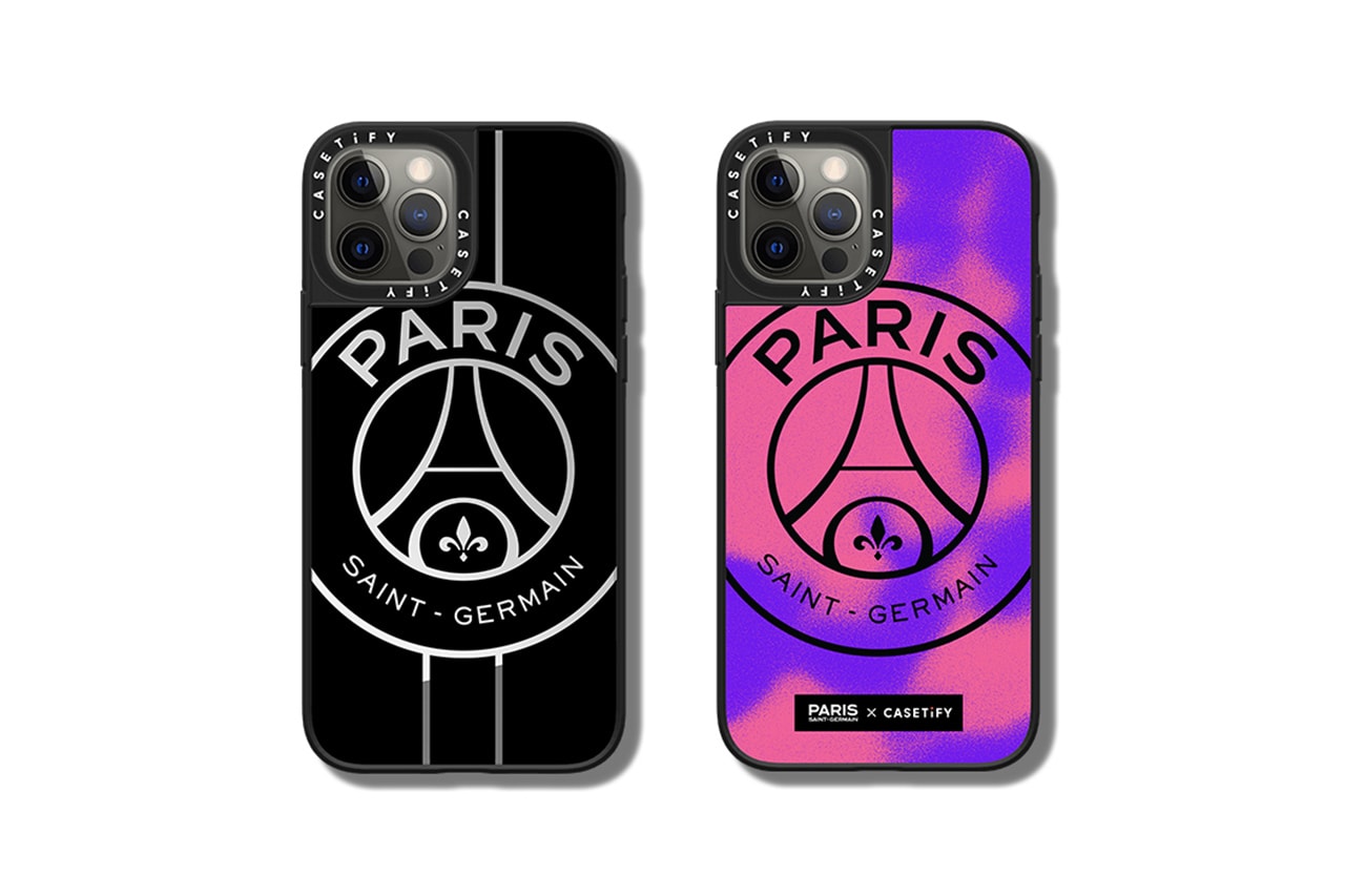 CASETiFY x Paris Saint-Germain iPhone case accessories AirPods cases PSG