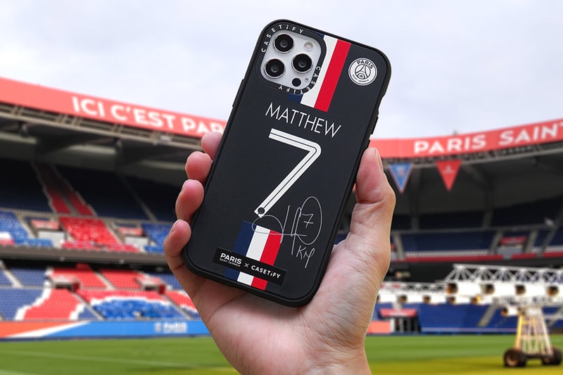CASETiFY x Paris Saint-Germain iPhone case accessories AirPods cases PSG