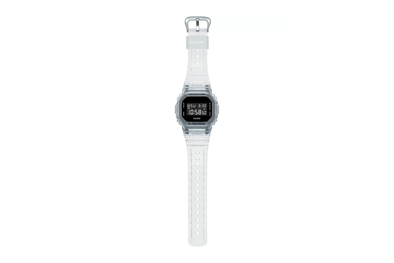 Casio G-Shock DW-5600 SKE-7JF Transparent Release watches skeleton series resin tough outdoors watch tech Japan Casio 