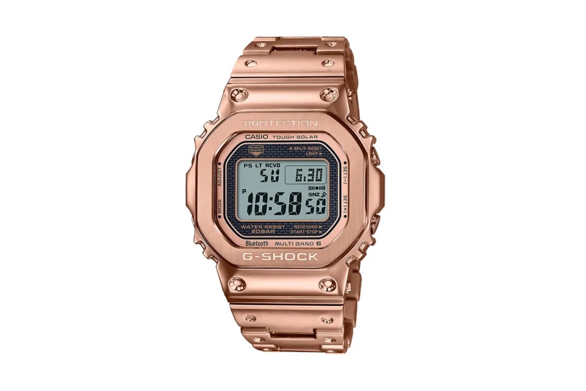 casio gshock full metal 5000 rose gold ion plating finish watches timepiece accessories gmw b5000gd 4