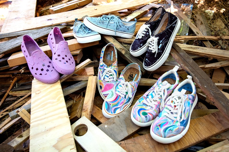 artist chris johanson vans authentic slip on ultra range exo destruct sf shorts shirt official release date info photos price store list buying guide