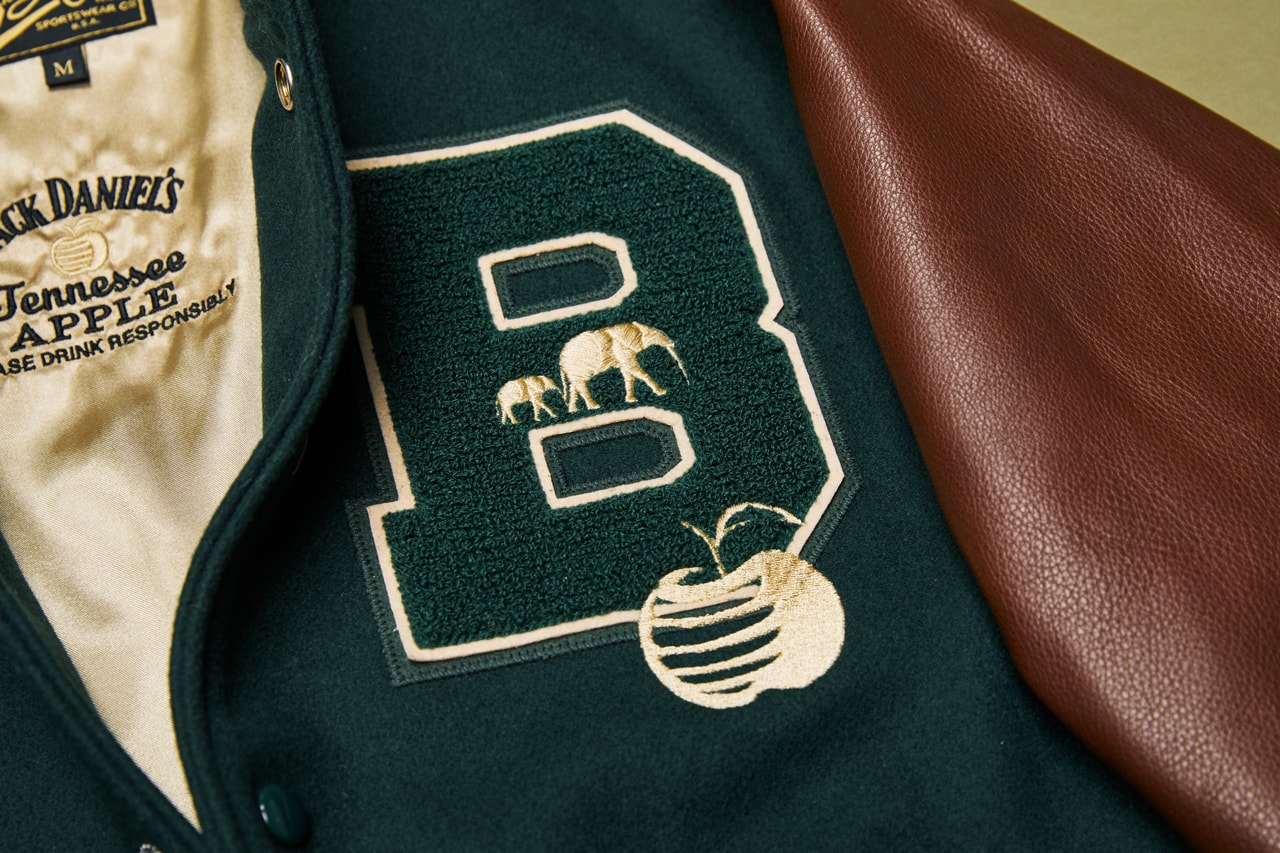 Take a Closer Look at The Brooklyn Circus x Jack Daniel’s Tennessee Apple Varsity Jacket