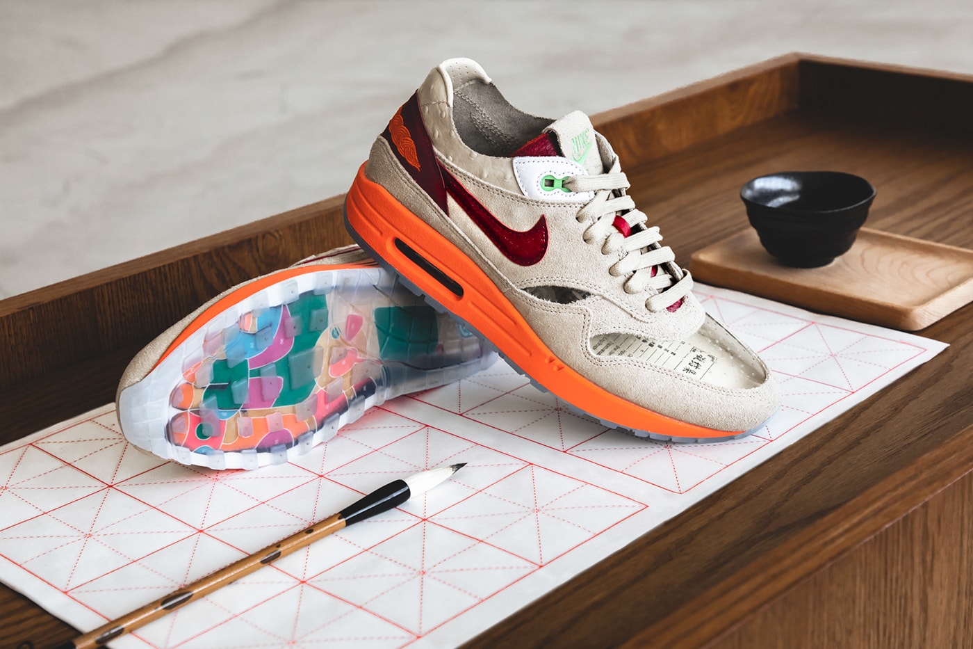 CLOT Nike Air Max 1 Kiss of Death Closer Look Release Info dd1870-100 Official Look Buy Price Edison Chen Kevin Poon