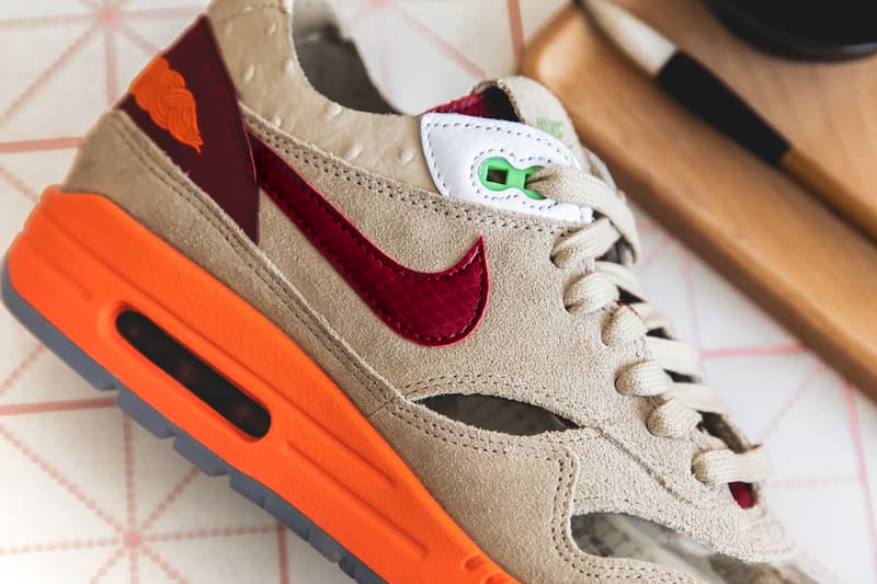 CLOT Nike Air Max 1 Kiss of Death Closer Look Release Info dd1870-100 Official Look Buy Price Edison Chen Kevin Poon