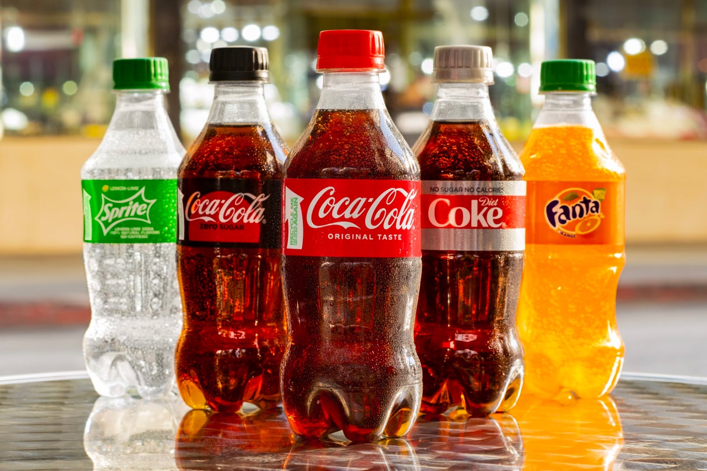 Coca-Cola Company 100% Recycled Material Bottles Launch Info Coke Diet Sprite Fanta Smartwater