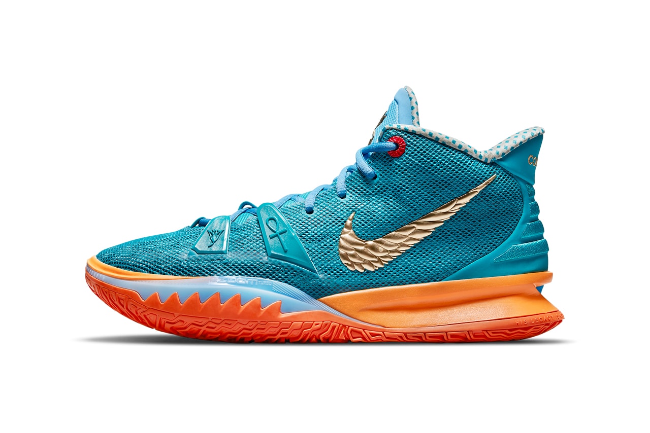concepts nike basketball kyrie irving 7 blue gold red orange egyptian CT1137 900 official release date info photos price store list buying guide