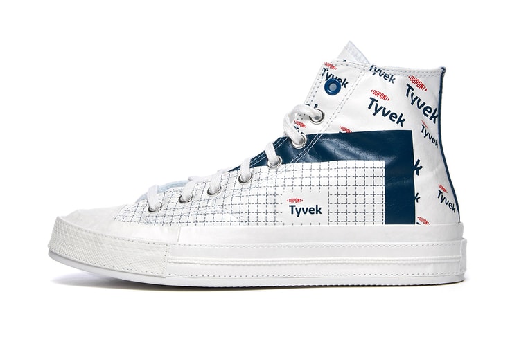 Converse's Chuck 70 Hi Dresses up as a DuPont Tyvek Mailing Bag