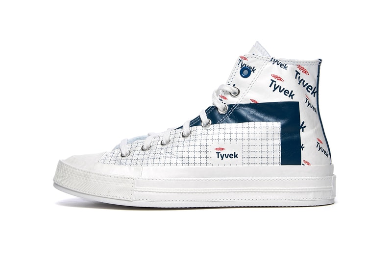 Converse Chuck 70 Hi DuPont TYVEK Mailers Material Limited Edition Sneaker Footwear Drop Date Release Information 170061C Water-repellent tear-resistant paper-soft