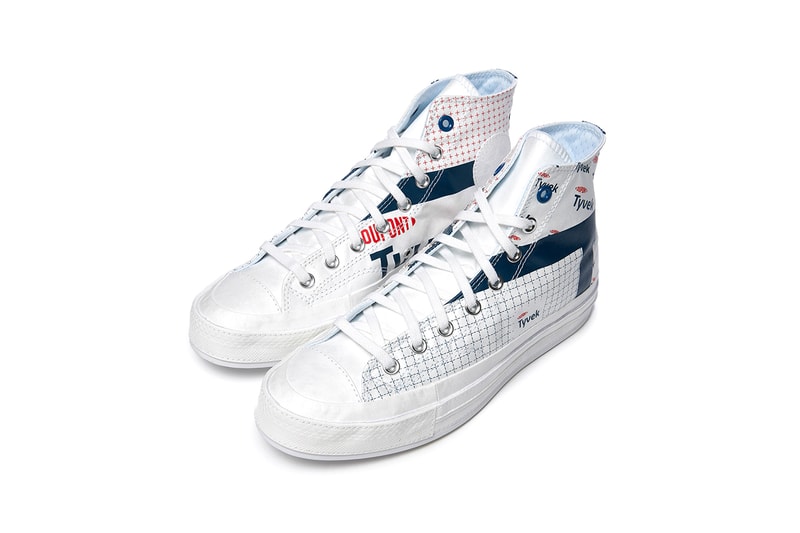 Converse Chuck 70 Hi DuPont TYVEK Mailers Material Limited Edition Sneaker Footwear Drop Date Release Information 170061C Water-repellent tear-resistant paper-soft